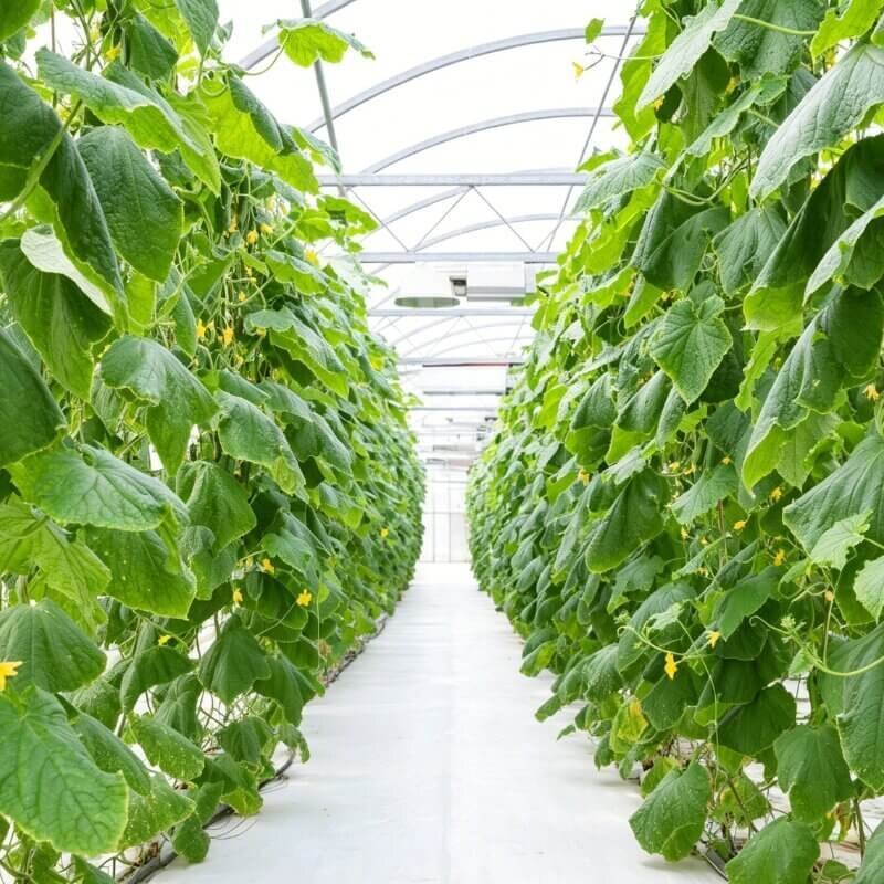 hydroponic cucumbers indoor growing system trellis support fruiting plants for beginner hydroponic growers upgrading