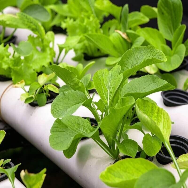 hydroponic spinach cool season crop indoor growing challenge for beginner hydroponic plant learners