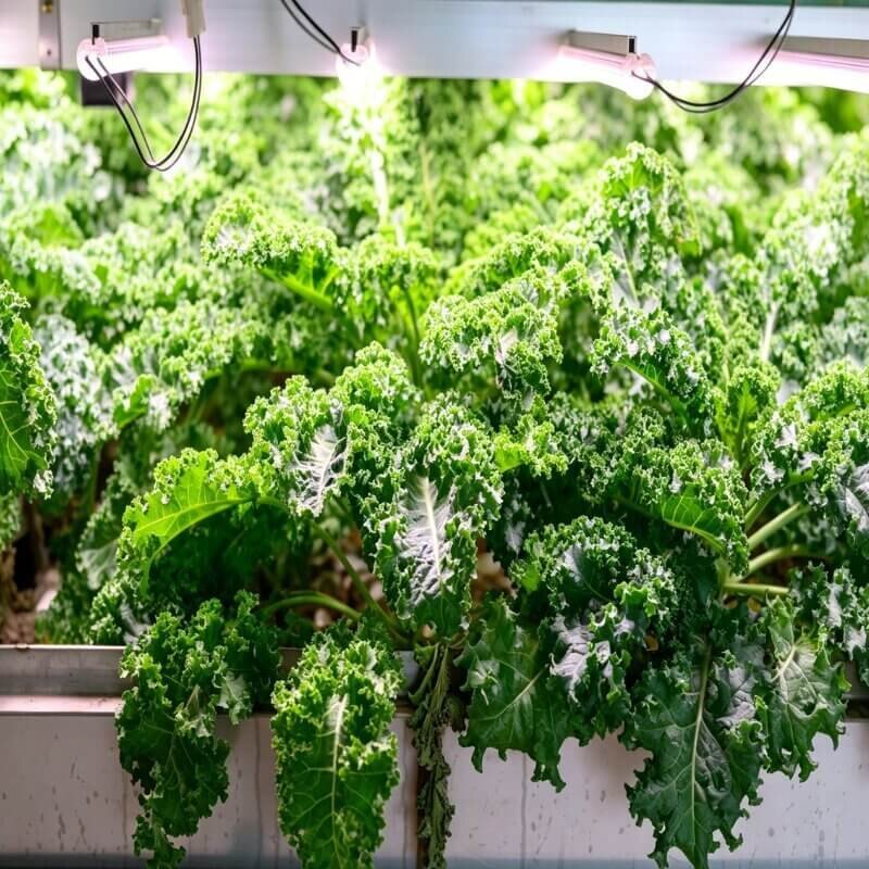 vertical hydroponic kale tower indoor leafy greens space saving system for beginner hydroponic growers