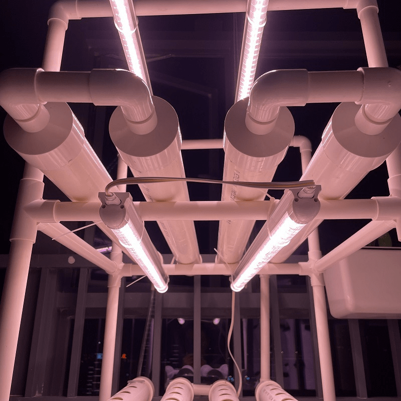 Details of MFT108 hole planting frame and growth lamp