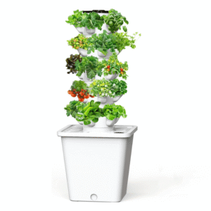 Greenfuturehydro Vertical Hydroponic Tower – 25 Holes for Herbs & Strawberries | Custom Branding