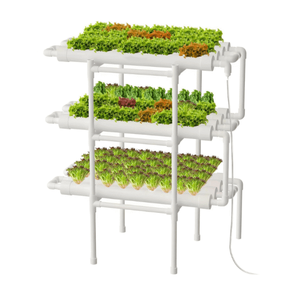 Greenfuturehydro NFT 108-Hole Smart Hydroponic System 4-Layer Eco-Friendly Home Growing Solution Suitable for Kitchen Garden and Balcony Grow Tomatoes Strawberries and Herbs Year-Round OEM and ODM Manufacturing Available