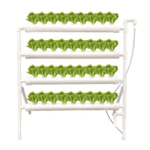 Greenfuturehydro NFT Hydroponic System with  4-Layer 36 Holes | Foldable Tank Vertical Garden Tower | Grow Strawberries, Tomatoes, Herbs Indoors or Outdoors | Easy for Beginners |Factory OEM/ODM & Custom Branding Support