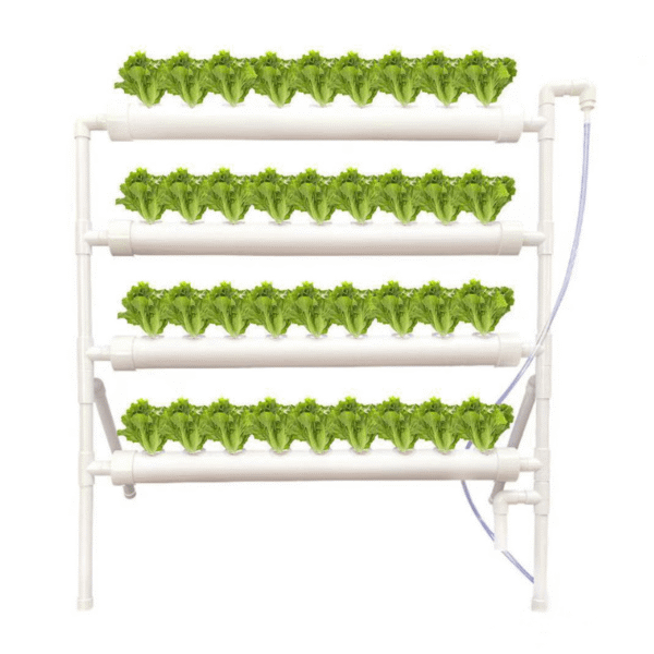 Greenfuturehydro NFT Hydroponic System with  4-Layer 36 Holes | Foldable Tank Vertical Garden Tower | Grow Strawberries, Tomatoes, Herbs Indoors or Outdoors | Easy for Beginners |Factory OEM/ODM & Custom Branding Support
