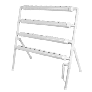 Greenfuturehydro 4 Layer 36 Hole NFT Hydroponic Rack for Indoor and Outdoor Use OEM ODM - 图片 2