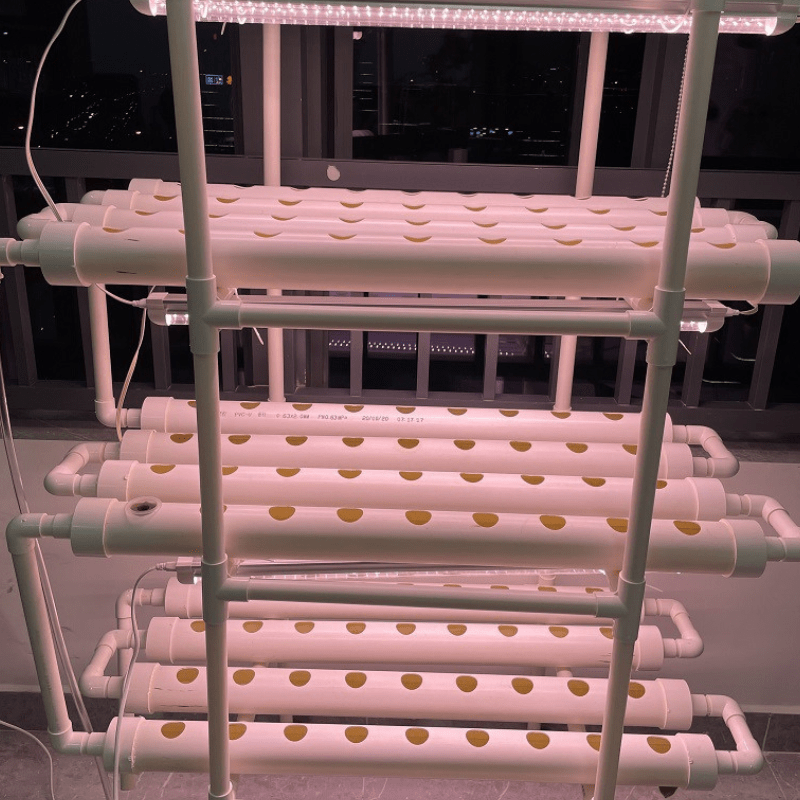 NFT108 hole planting rack and growth lamp display