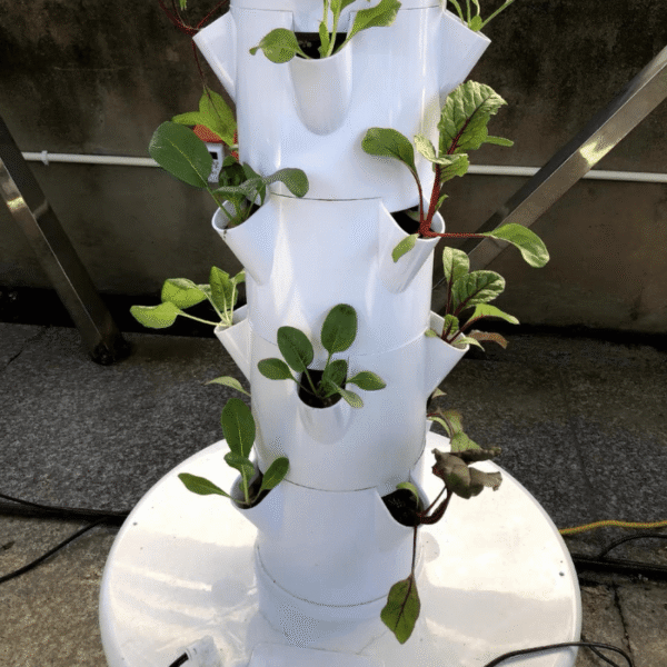 Greenfuturehydro 9 Layer 36 Hole Hydroponic Tower for Commercial Smart Farming
