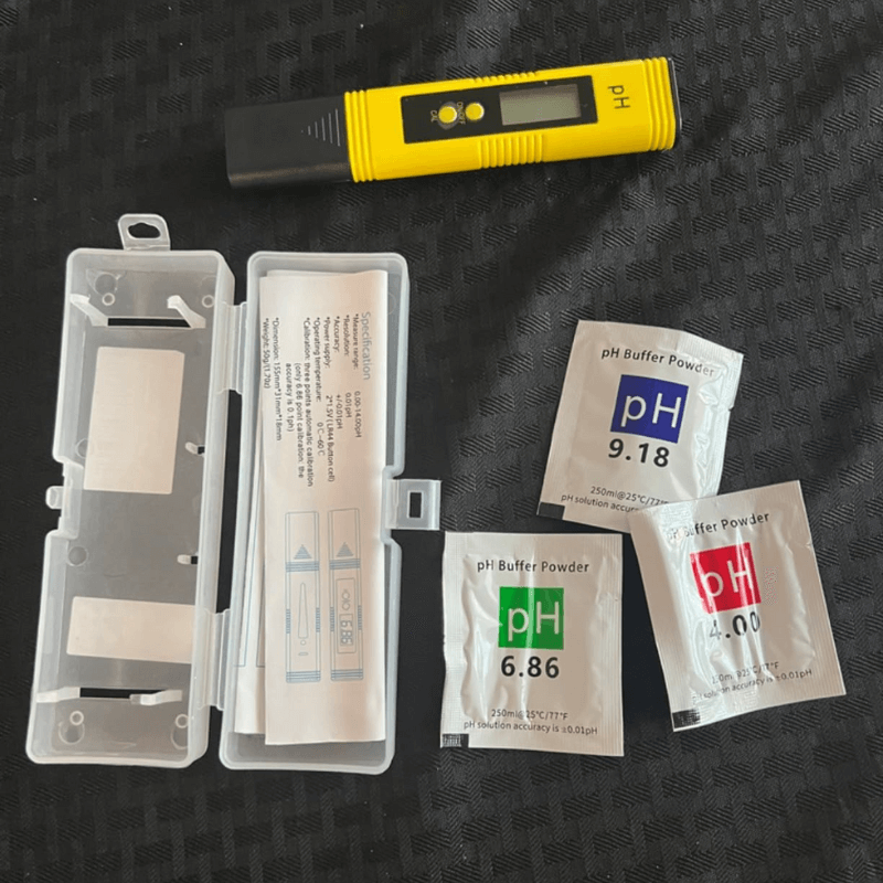 PH meter complete kit laydown