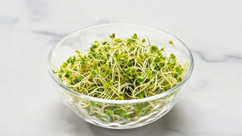 fresh microgreens nutrition broccoli sprouts benefits salad.